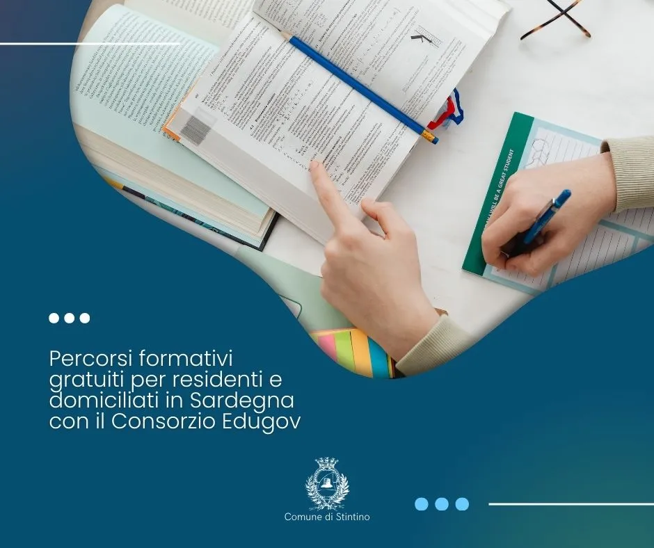 Percorsi formativi gratuiti per residenti e domiciliati in Sardegna con il Consorzio Edugov